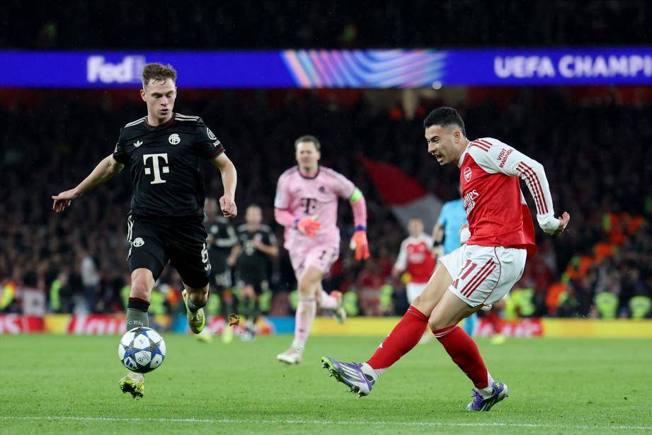 就差冠军！枪手十年首胜拜仁领跑欧冠，教授之后的最强阵容现世